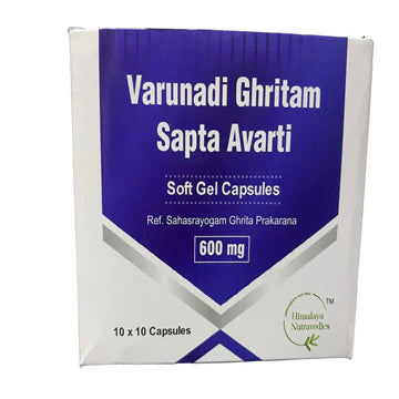 Varunadi Ghritam Saptavarti Soft Gel Capsules | Ayurvedic Remedy for Holistic Health