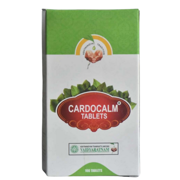 VAIDYARATNAM CARDOCALM TABLETS 100 NOS