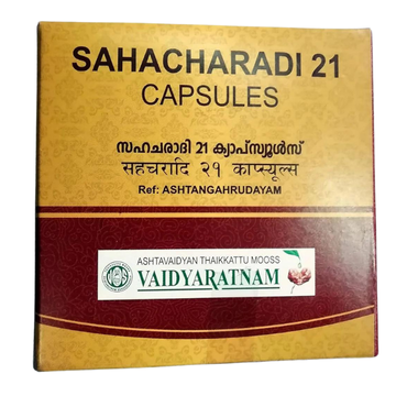 VAIDYARATNAM SAHACHARADI 21 SOFT GEL CAPSULE | 100 NOS