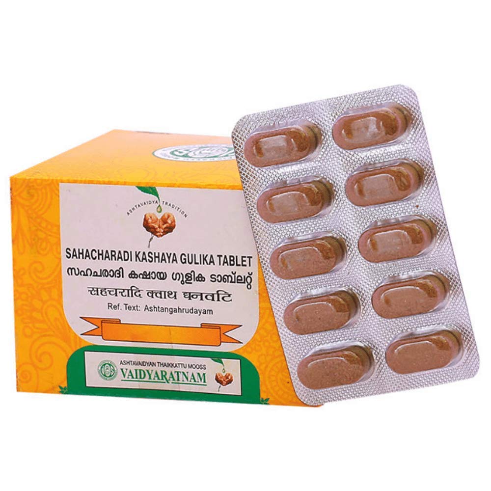 VAIDYARATNAM SAHACHARADI KASHAYA GULIKA TABLET | 100 NOS